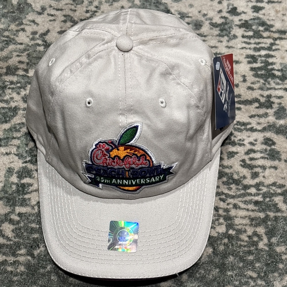 vintage 2004 Chick-fil-A Peach Bowl 35th Anniversary adjustable cap Tennessee FB
